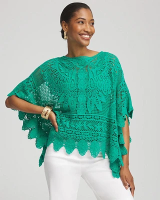 Crochet Lace Poncho