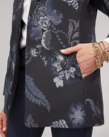 Floral Jacquard Blazer