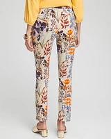 Brigitte Autumn Print Ankle Pants