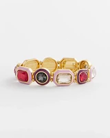 Tonal Pink Stretch Bracelet