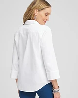 No Iron™ Tie-Front Stretch Shirt