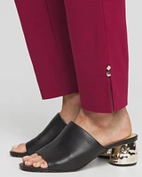 Brigitte Rivet Slit Ankle Pants