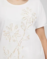 Artisinal Embroidered Short Sleeve Tee