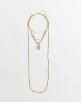 Convertible Agate Pendant Necklace