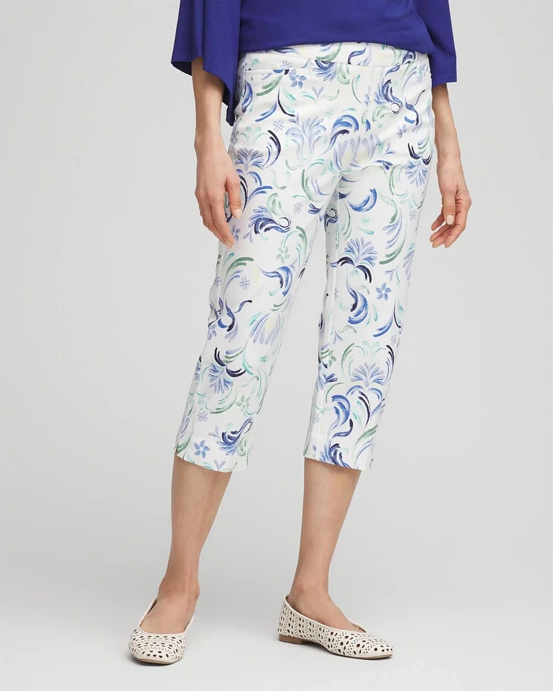 Brigitte™ Slub Capri Pants