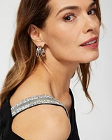 Travelers Embellished One Shoulder Top