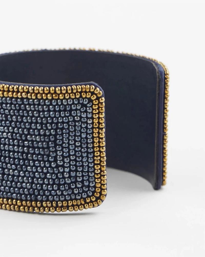 Seed Bead Cuff Bracelet