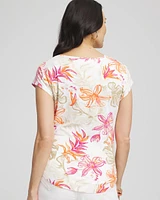 Touch of Cool™ Tropical Floral Dolman Tee