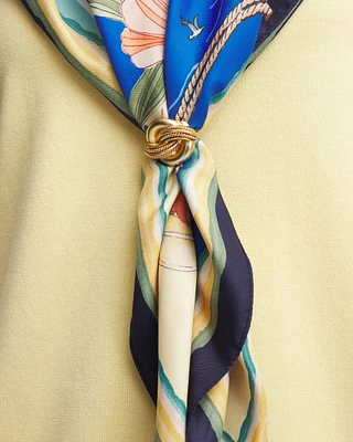 Gold Scarf Ring