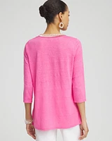 Linen Embellished Tunic