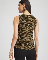 Tiger Print Mesh Tank