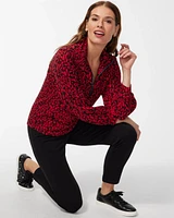 Zenergy® French Terry Print Half Zip Pullover