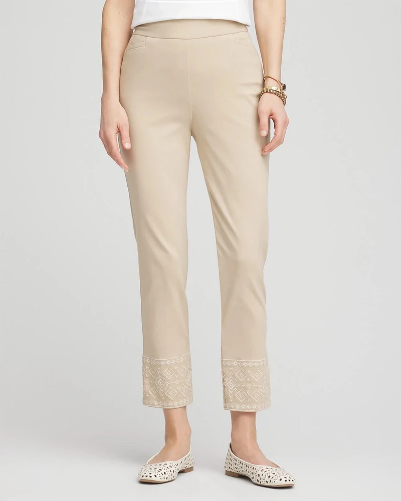 Brigitte™ Embroidered Ankle Pants