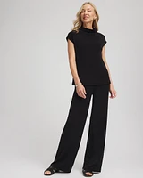 Petite Travelers Wide Leg Pocket Pants