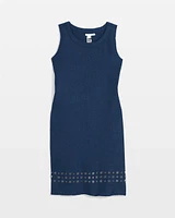 Travelers™ Sleeveless Crushed Cutout-Hem Dress