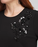 Embellished Ponte Top