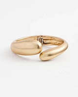 Gold Tone Hinge Bracelet