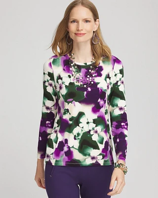 Touch of Cool™ Bloom Long Sleeve Layering Tee