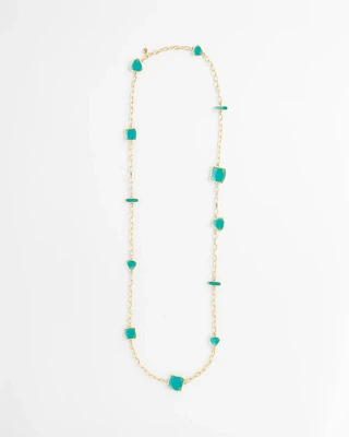 Gold Tone Single-Strand Necklace