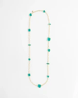 Gold Tone Single-Strand Necklace