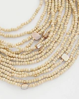 Multi-Layered Bead & Collar Necklace