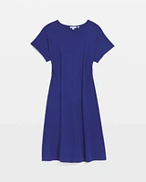 Fit and Flare Cinched Waist Dress