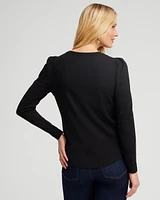 Black Embellished Top