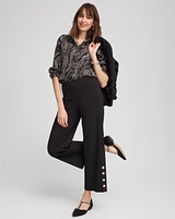 No Iron™ Sateen Swirls Print Shirt