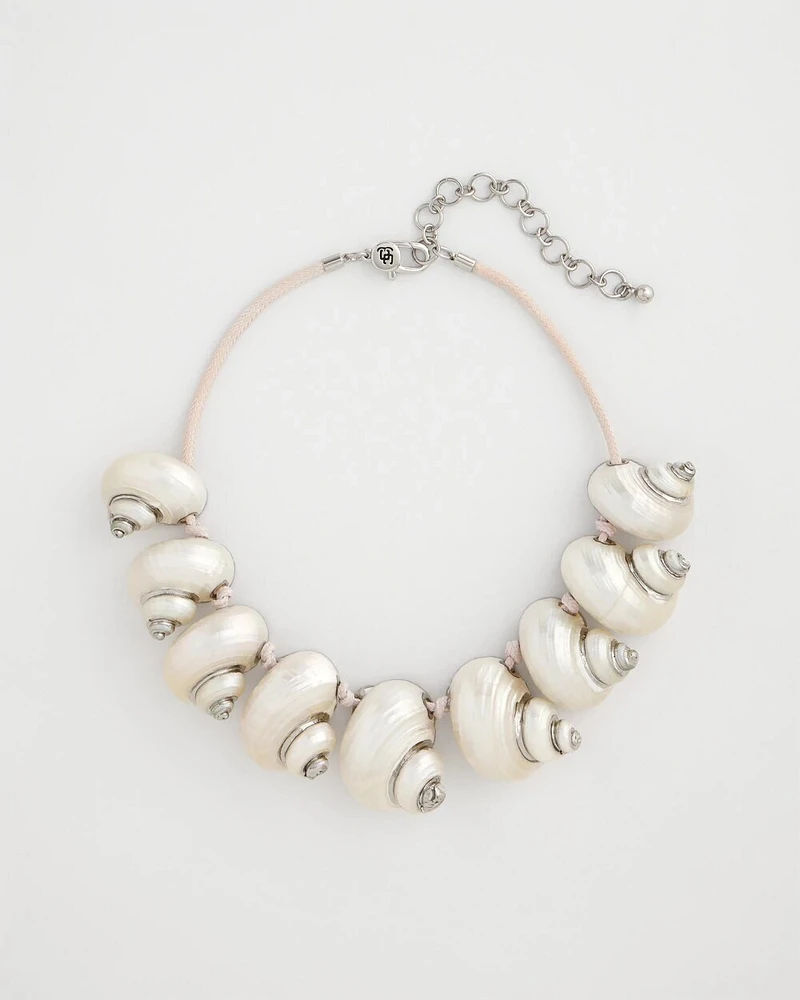 Genuine Seashell Collar Necklace