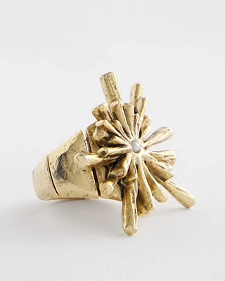 Starburst Glass Ring