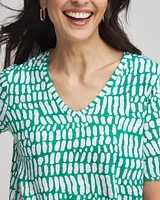 Tropical Short Sleeve Forward-Seam Tee