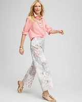 So Slimming® High-Rise Floral Patchwork Jeans