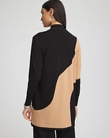 Intarsia Colorblock Cardigan