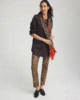 Juliet Ponte Leopard Ankle Pants