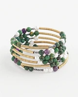 Beaded Coil Bracelet