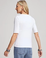 Contour Cotton™ Square Neck Tee