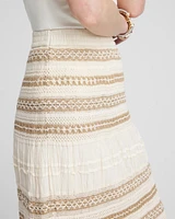 Crochet Gauze Trim Skirt