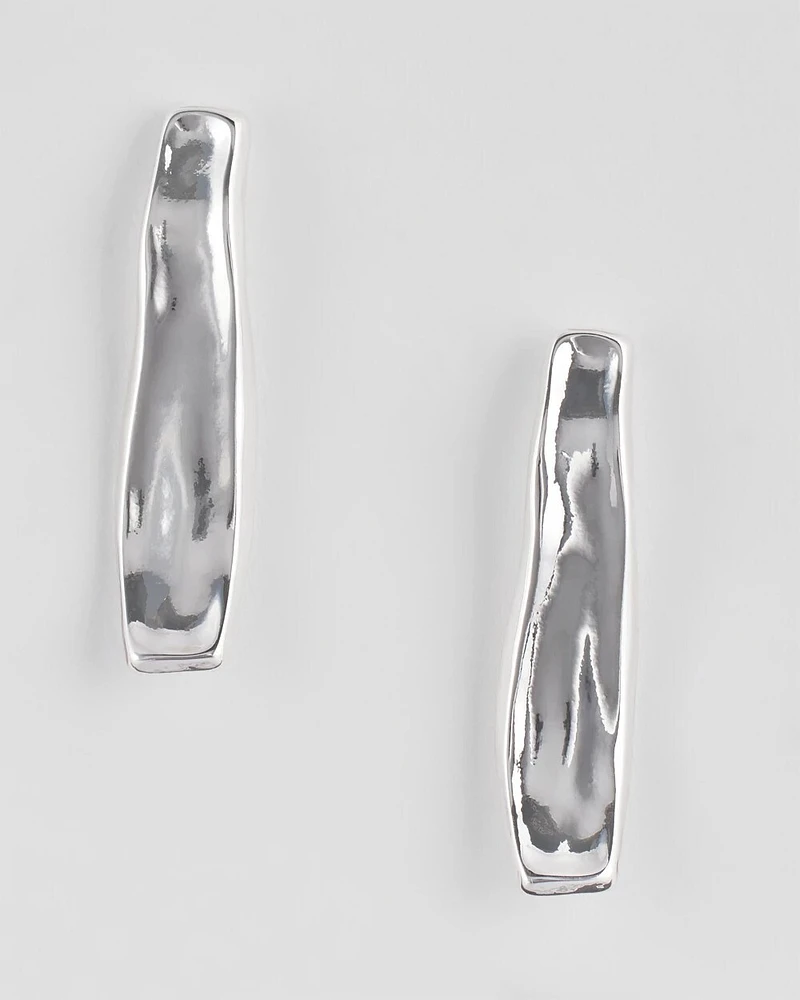 No Droop® Silver Tone Earrings