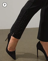 Juliet Beaded Slim Ankle Pants