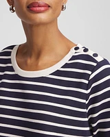 Zenergy® Striped Scuba Mariner Top