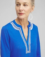 Linen Embellished Tunic