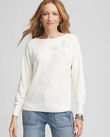 Embellished Valentine's Day Pullover