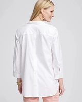 No Iron™ Floral Buttonback Tunic