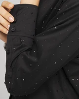 Sparkle Embellished Poplin Shirt