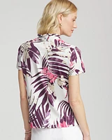 Zenergy® UPF Ruffle-Neck Polo