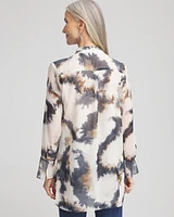 Tie-dye High-low Tunic