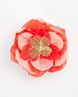 Fabric Flower Brooch