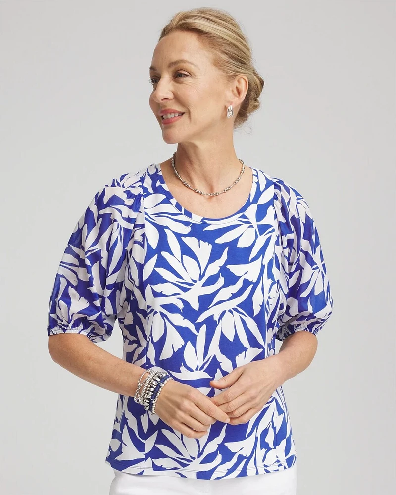 Dolman Short Sleeve Knit Top