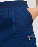Poplin Ribbed Skort