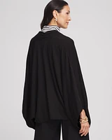 Surplice Sweater Poncho